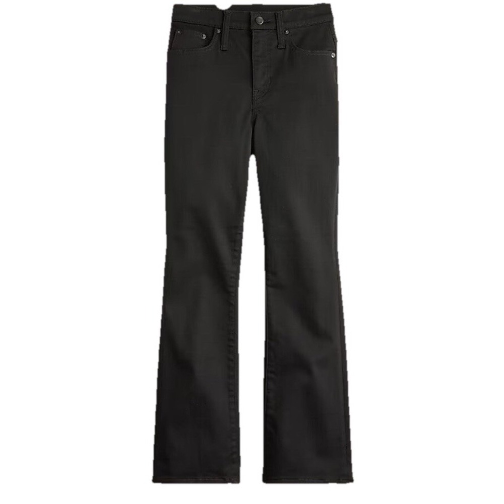 J.Crew High Rise Flared Leg Bootcut Jeans Women's Plus Size 36 Black '03 CC512 - Picture 2 of 9
